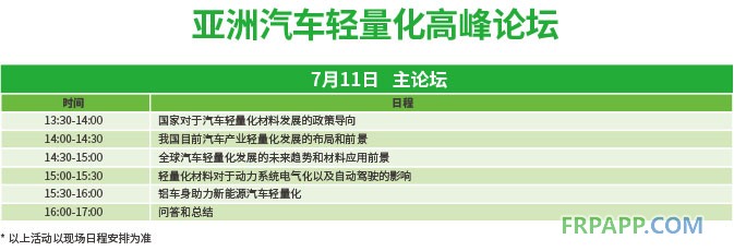 高峰論壇助力2018亞洲汽車輕量化展覽會 深度、權威、專業